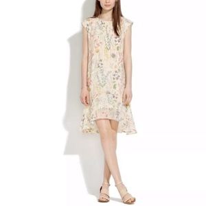 Madewell Garden Gate silk floral dress